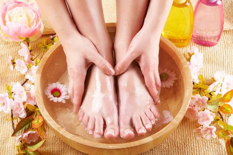 Medical baths from the mushroom